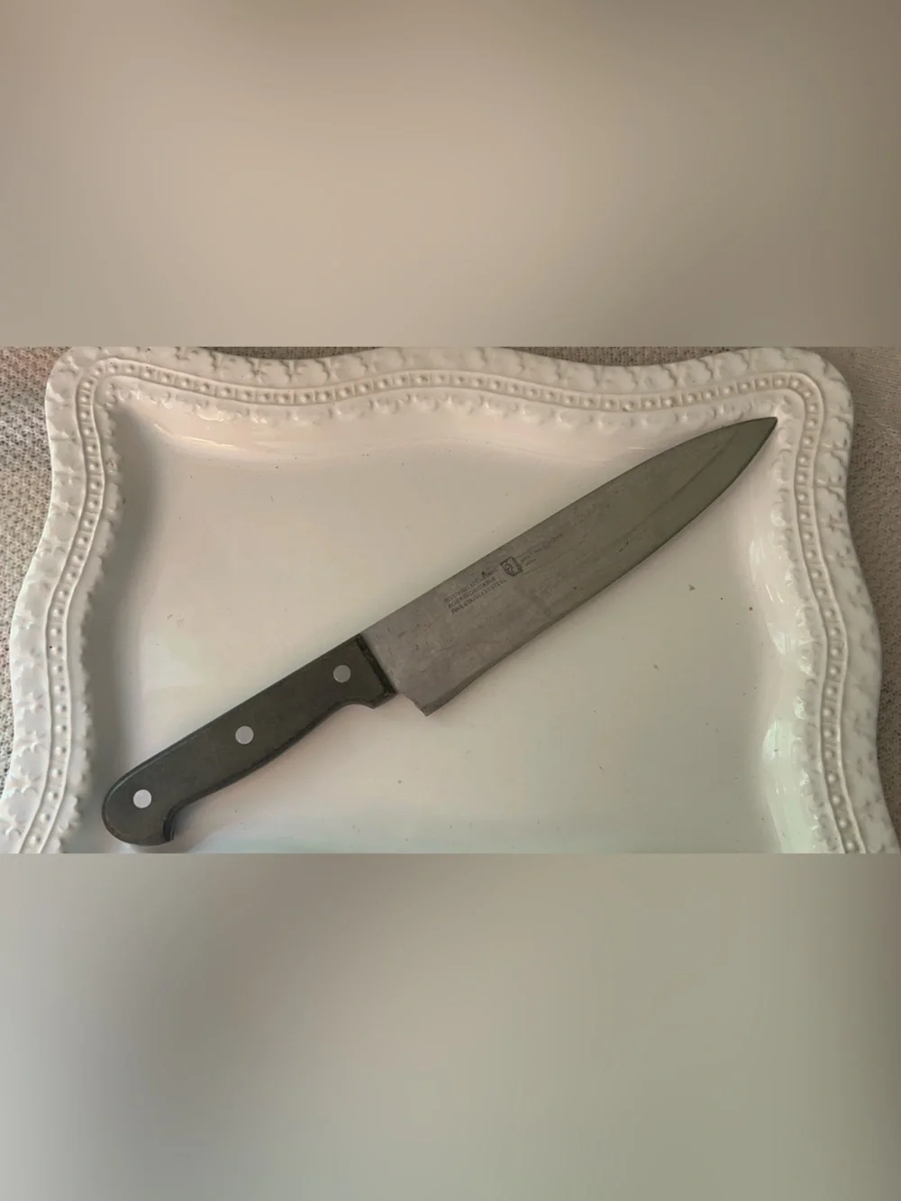 L.C. Germain Rostfrei Edelstahl Japanese chef's knife